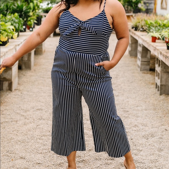 Margaret Maritime Striped Jumpsuit - Picture 7 of 12